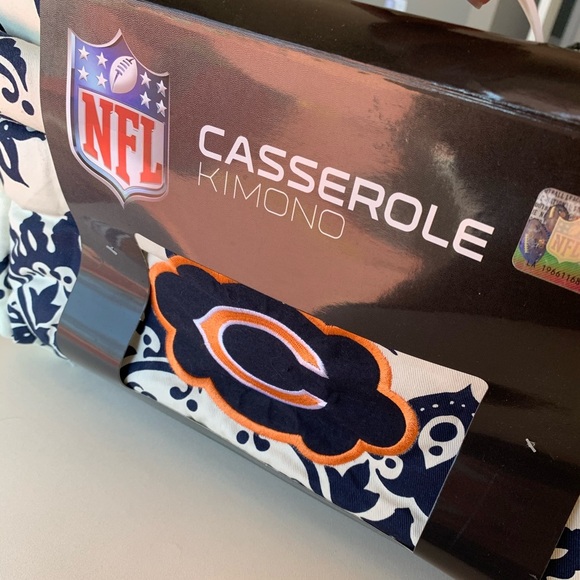 NFL Kimono Casserole Chicago Bears! New!! - Picture 6 of 7